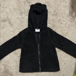 Old Navy Black Fleece Jacket